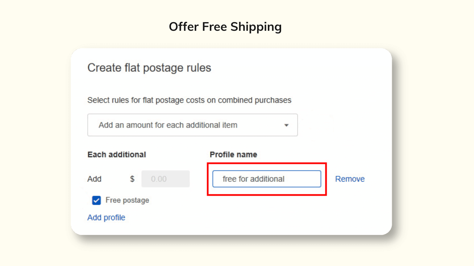 ebay free shipping