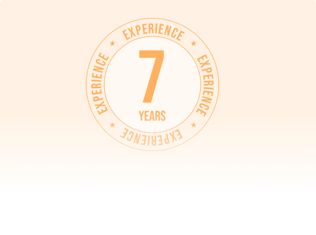 7 Years of experience