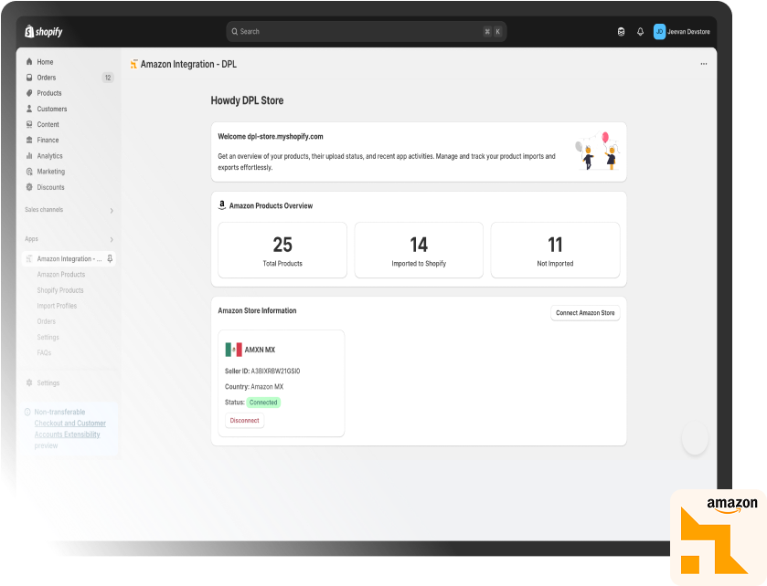 Shopify Amazon Integration DPL