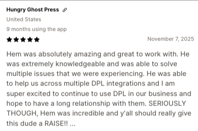 Shopify Faire Integration DPL APP Reviews