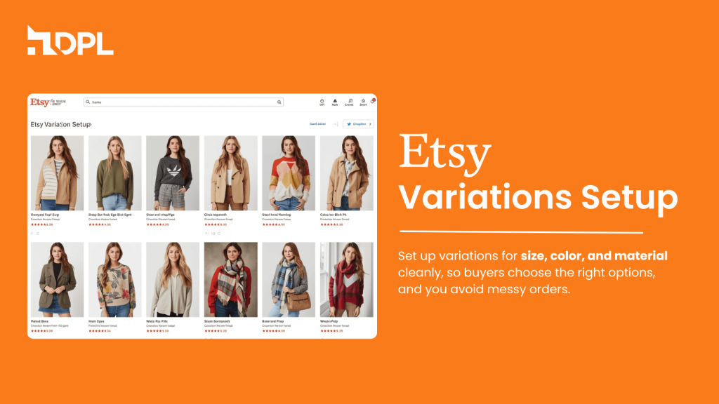 Etsy Variations Setup - Digital Product Labs